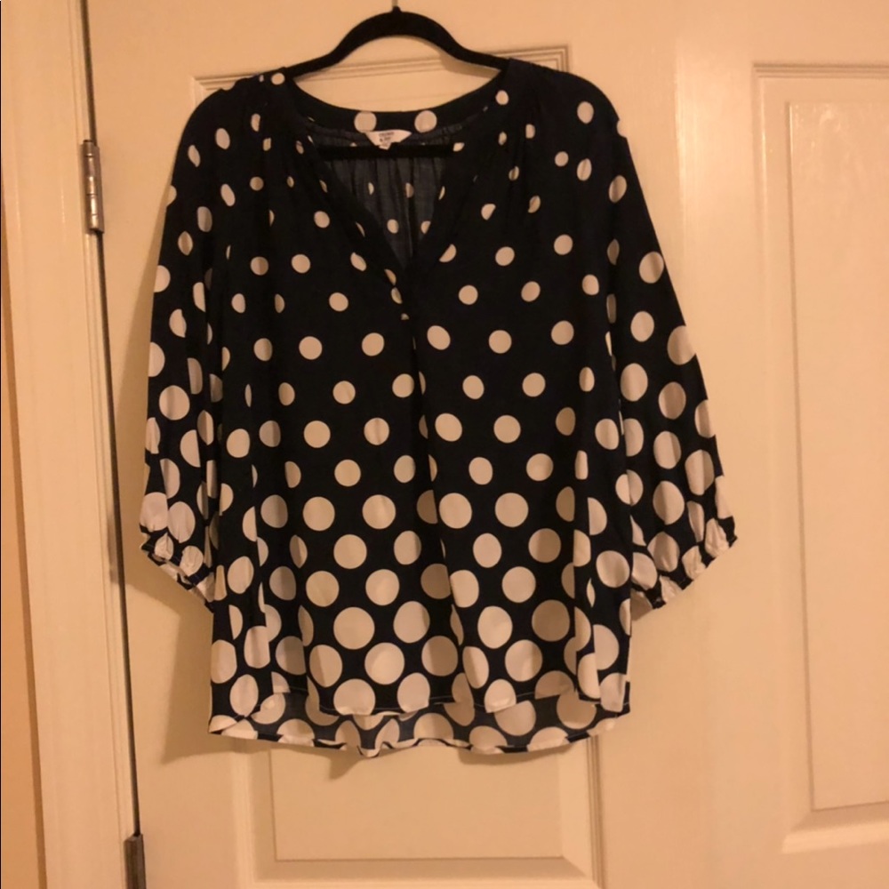 Crown and Ivy Polka Dot Shirt